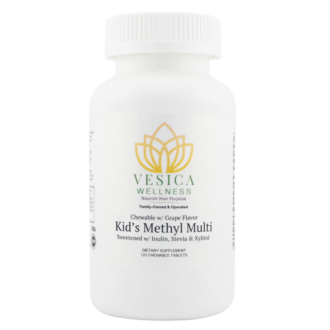 Vesica Kid’s Methyl Multivitamin Chewables bottle