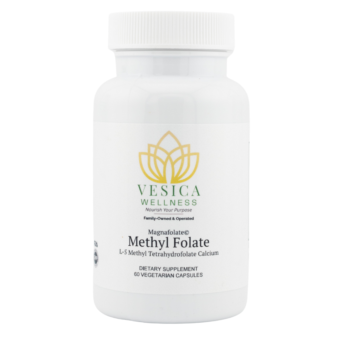 Vesica Methyl Folate capsules bottle