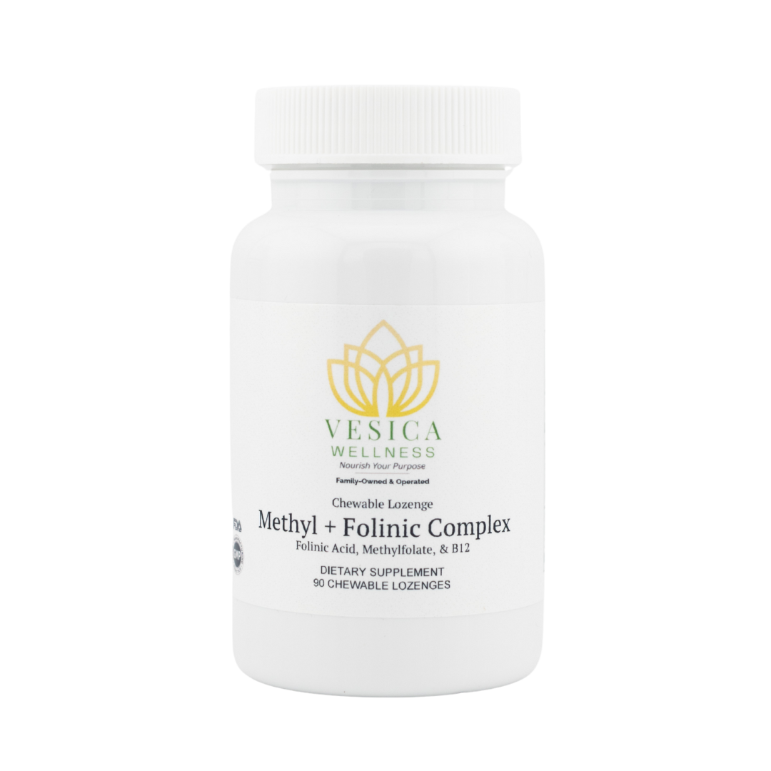Vesica Methyl plus Folinic Acid Lozenges bottle