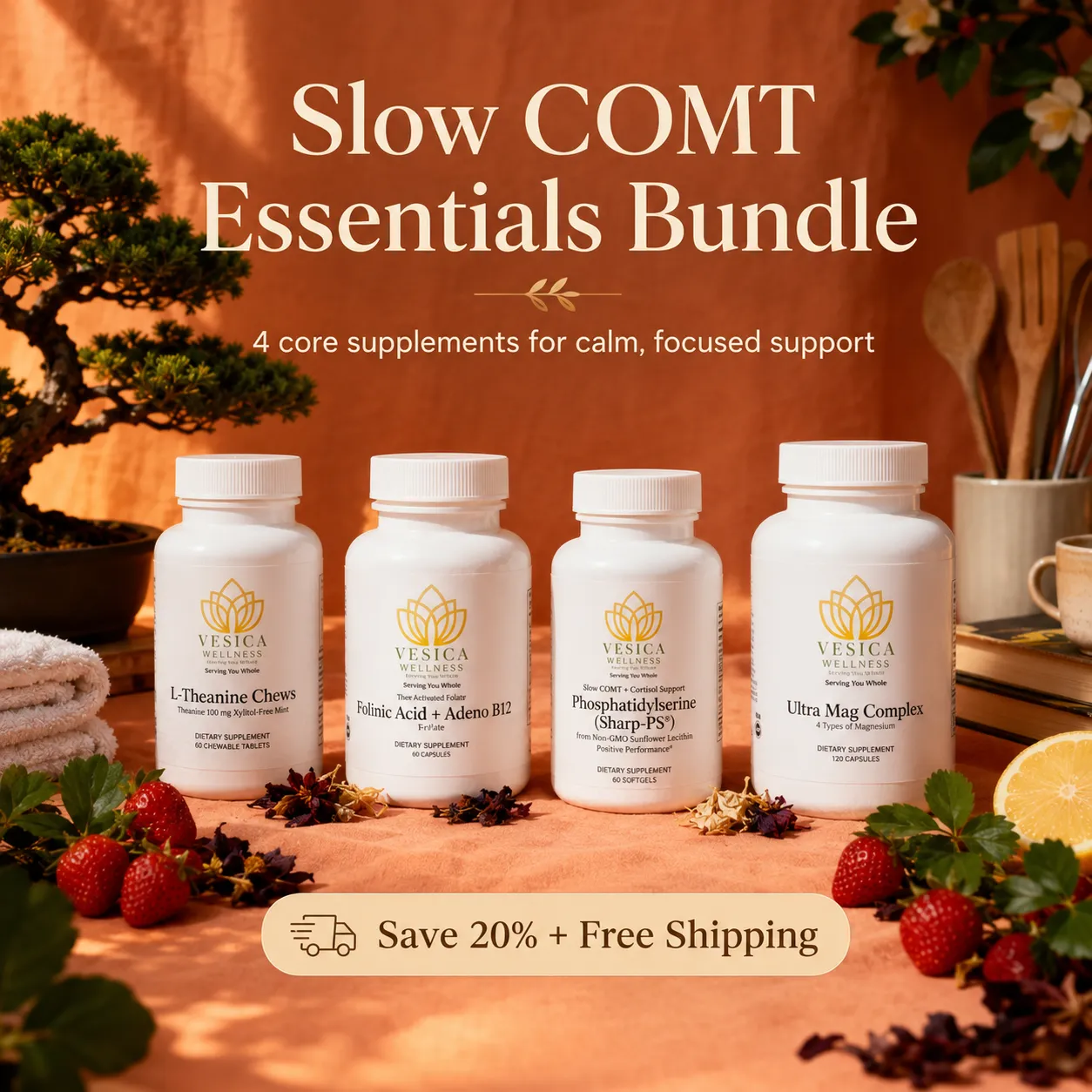 Vesica Wellness Slow COMT Essentials Bundle